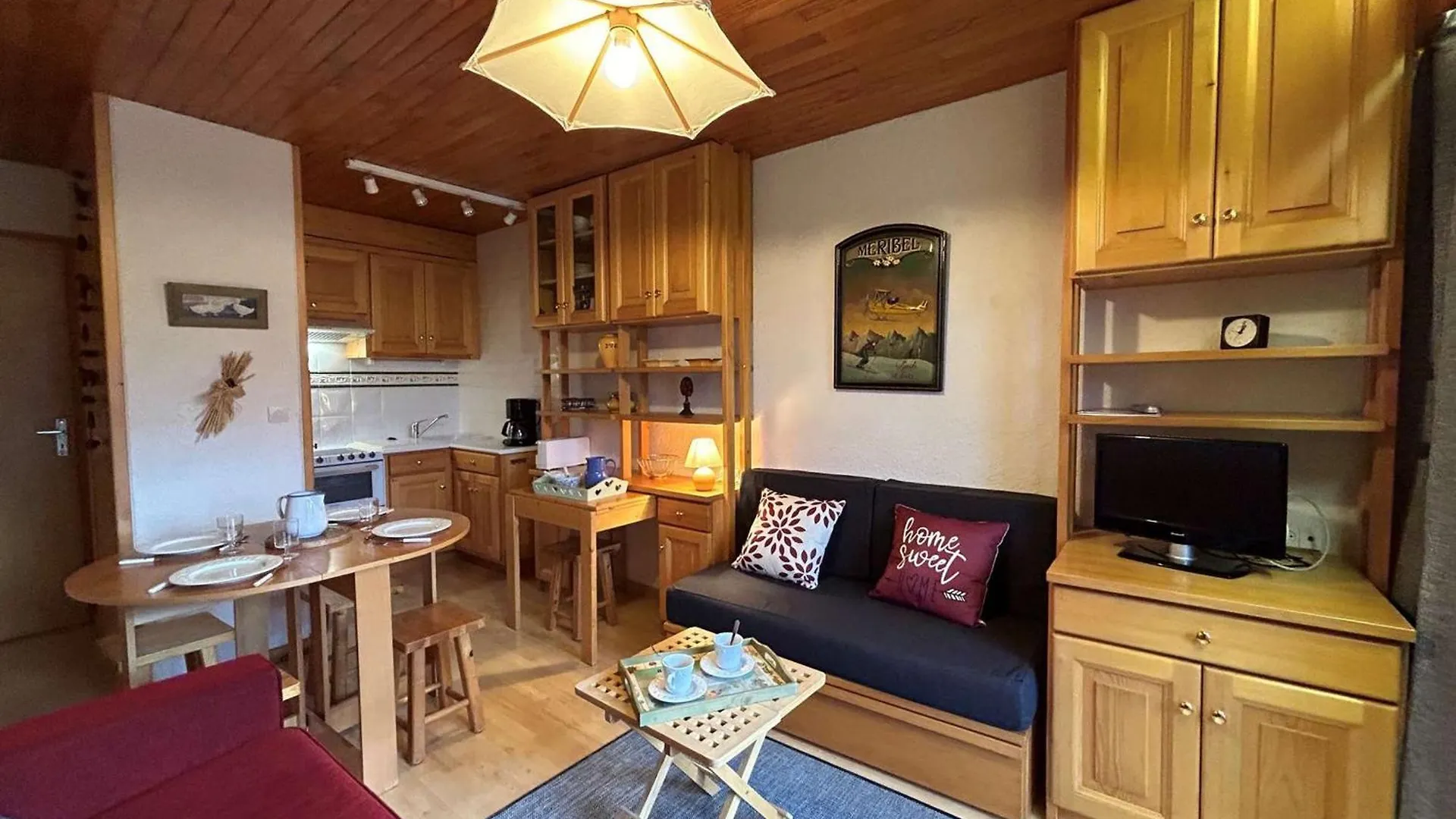 Apartmán Meribel: Charmant 2P, 4 Pers, Proche Commerces Et Pistes - Fr-1-180-80